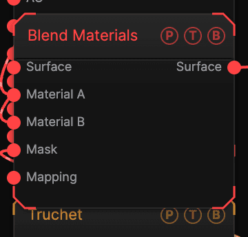 Blend Materials node