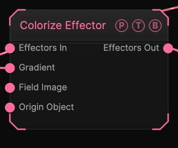 Colorize Effector node