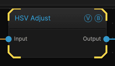 HSV Adjust node