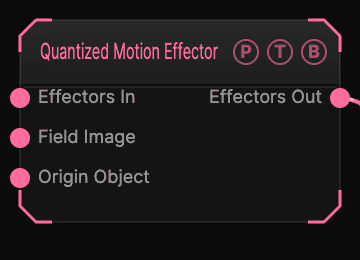 Quantized Motion Effector node