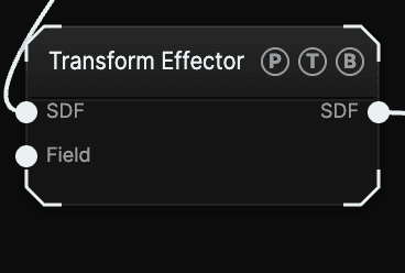 SDF Effector node