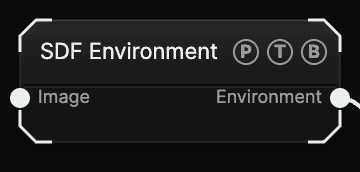 SDF Environment node