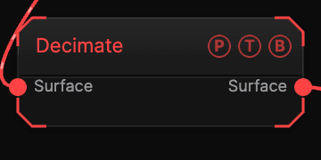 Decimate node