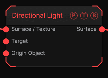 Directional Light node