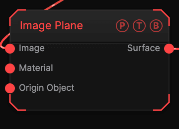 Image Plane node