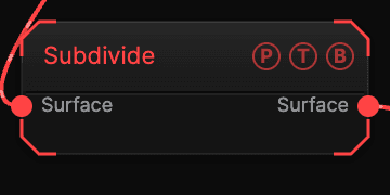 Subdivide node
