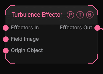 Turbulence Effector node