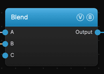 Blend node
