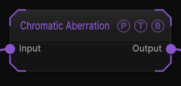 Chromatic Aberration node