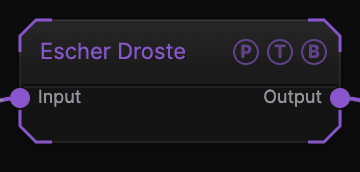 Escher Droste node