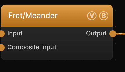 Fret/Meander node