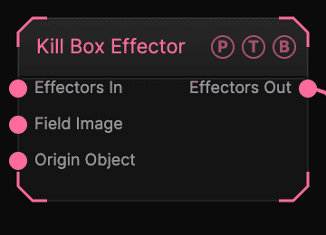 Kill Box Effector node
