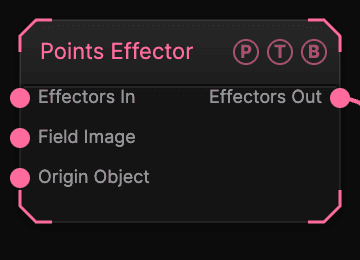 Points Effector node