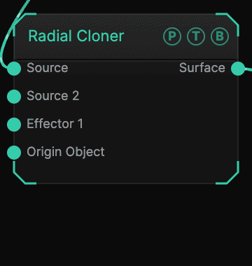 Radial Cloner node