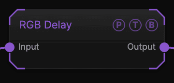 RGB Delay node
