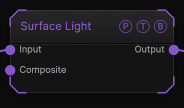 Surface Light node
